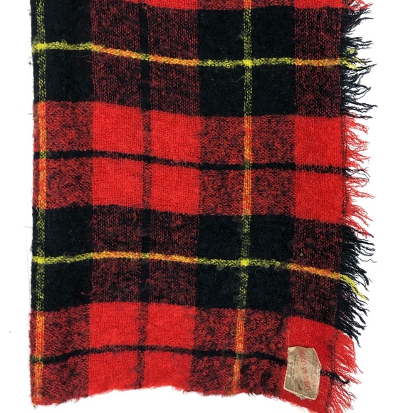 Vintage 60s Craig-Na-Creidhe Mohair Wool Blanket - Picture 3 of 7